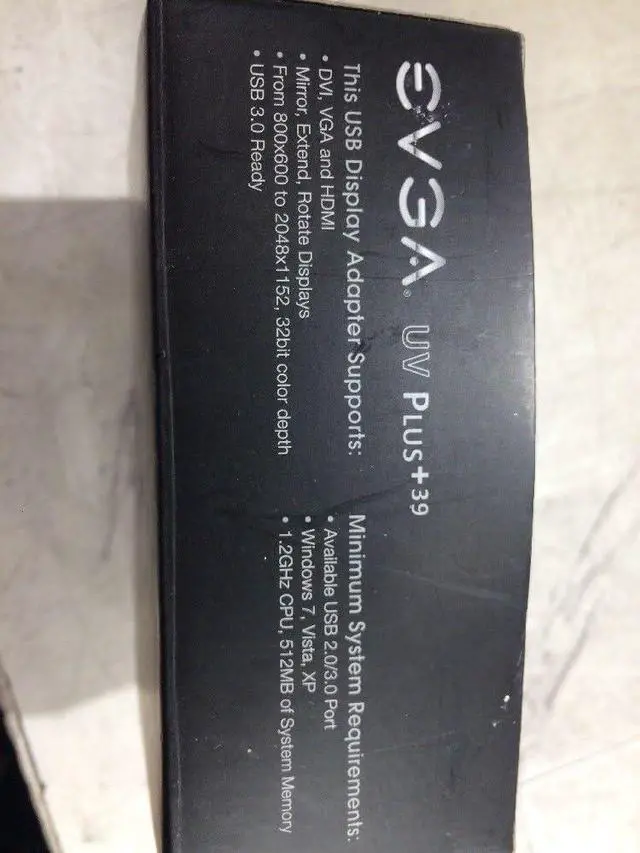Alt view image 4 of 4 - Generic Brand for EVGA uv Plus 39 USB VGA/dvi Display Adapters with USB 3.0 Cable
