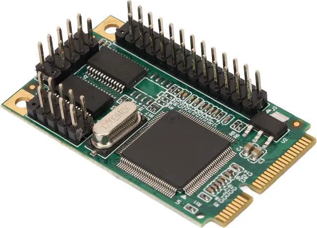 Main image of Mini Pcie Serial Parallel Expansion Card,DP9 Pin RS 232 Serial Baffle Cable, Support for Windows and for Linux for Standard Contour Desktop, Server, for Sales Terminal, PLC, Factory Control