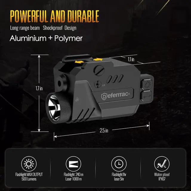 Alt view image 4 of 6 - DEFENTAC Tactical Product, Bundle with Magnetic Charger Cable