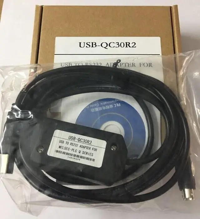 Alt view image 3 of 7 - New USB-QC30R2 USB Cable for Mitsubishi Interface Programming Cable Q Series PLC