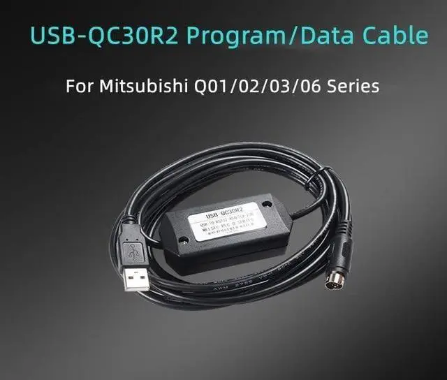 Alt view image 5 of 7 - New USB-QC30R2 USB Cable for Mitsubishi Interface Programming Cable Q Series PLC