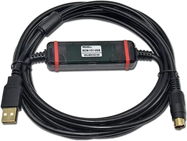 Main image of RCM-101-USB Series Programmable Cable Connection Download Cable Economy (Black and Yellow)