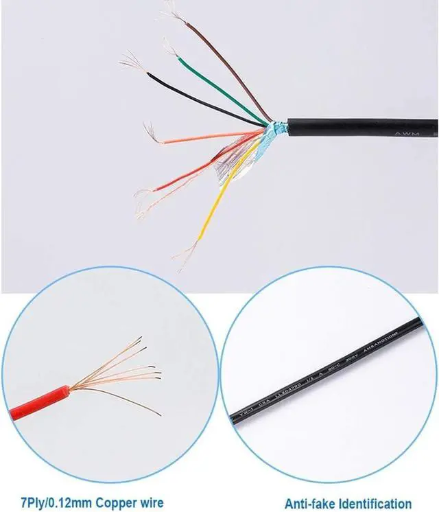 Alt view image 6 of 7 - RCM-101-USB Series Programmable Cable Connection Download Cable Economy (Black and Yellow)