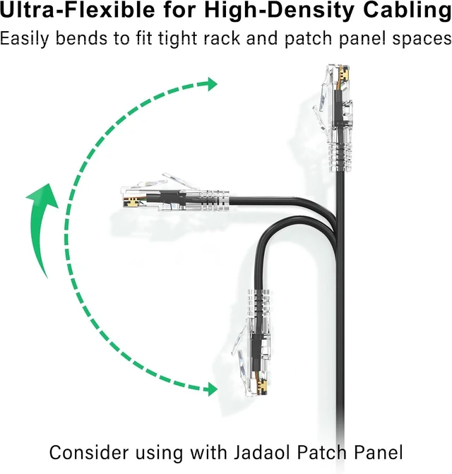Alt view image 2 of 7 - Cat6A 0.5ft 24-Pack Patch Cables