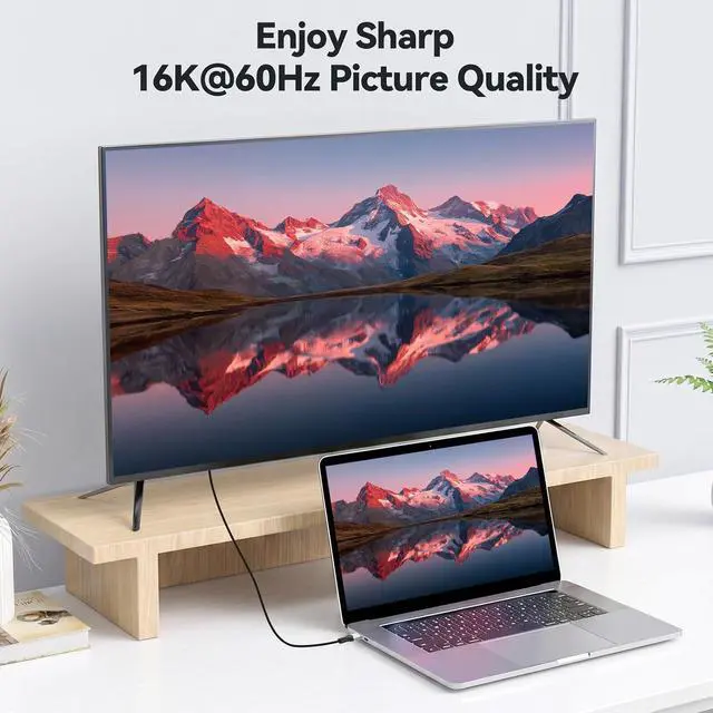 Alt view image 4 of 7 - aceyoon 240W Short 90 Degree 1FT Data Cable USB 5.0 80Gbps Data Transfer Single Right Angle Flat Cord 16K@60Hz Support Thunderbolt 5 USB C Fast Charging Cables for Smartphone/Laptop/SSD