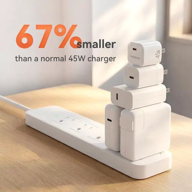 Alt view image 4 of 7 - USB C Charger, Stylish Fast Charging Cable and Block Type C for iPhone 17 16 15, Samsung, Tablet, Laptop, and More