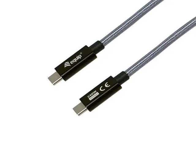Alt view image 2 of 5 - Equip Cable USB-C3.2->C Gen2x2 PD240W M/M 3.00m Black