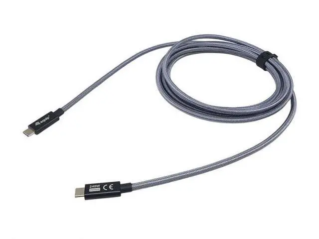 Alt view image 3 of 5 - Equip Cable USB-C3.2->C Gen2x2 PD240W M/M 3.00m Black