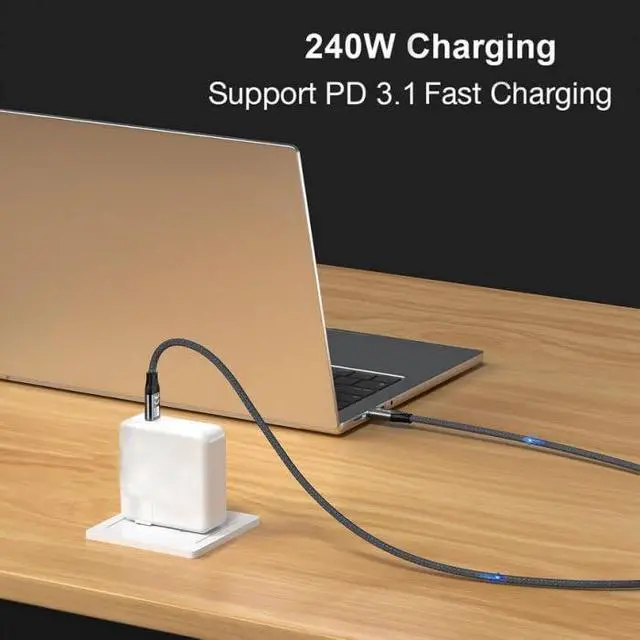 Alt view image 4 of 5 - Equip Cable USB-C3.2->C Gen2x2 PD240W M/M 3.00m Black