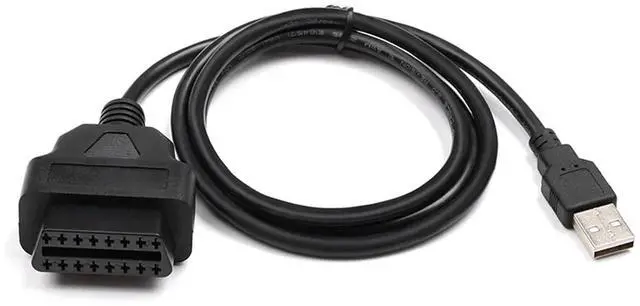 Alt view image 2 of 5 - OBD2 Extension Cable Female 16 Pin to USB Conversion Cable 1M Dash Cam Power Supply Cord Car Computer Diagnostic