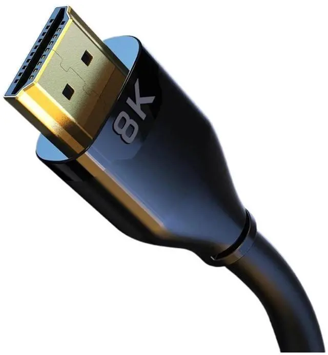 Alt view image 2 of 5 - CABLETIME 8K HDMI to HDMI 2.1 Cable 48Gbps High Speed 8K 60Hz 4K HDMI-Compatible Cable for Switch PC TV SMA/*rt Devices(7m)