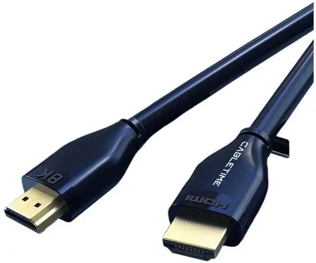 Alt view image 4 of 5 - CABLETIME 8K HDMI to HDMI 2.1 Cable 48Gbps High Speed 8K 60Hz 4K HDMI-Compatible Cable for Switch PC TV SMA/*rt Devices(7m)