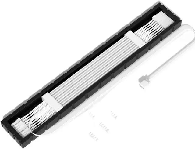 Main image of KUNSR 24 Pin ARGB Power Extension Cable Kit ATX 3 * 8PIN 2 * 8PIN GPU Cable 5V 3Pin Synchronized PSU Cable(2x8 PIN)
