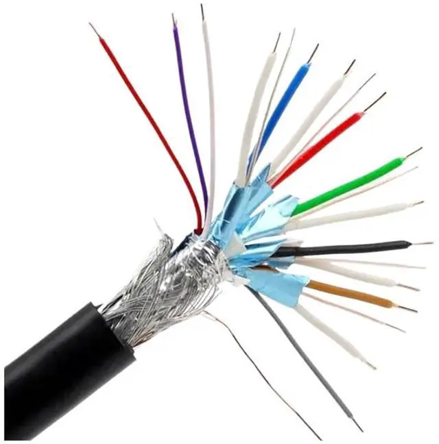 Main image of 19Pin Copper HDMI-Compatible Cable Version 2.0 4K HDMI Construction Wire Embedded Wiring DIY Welding Line 24/16/28/30AWG 1Meter(24AWG)
