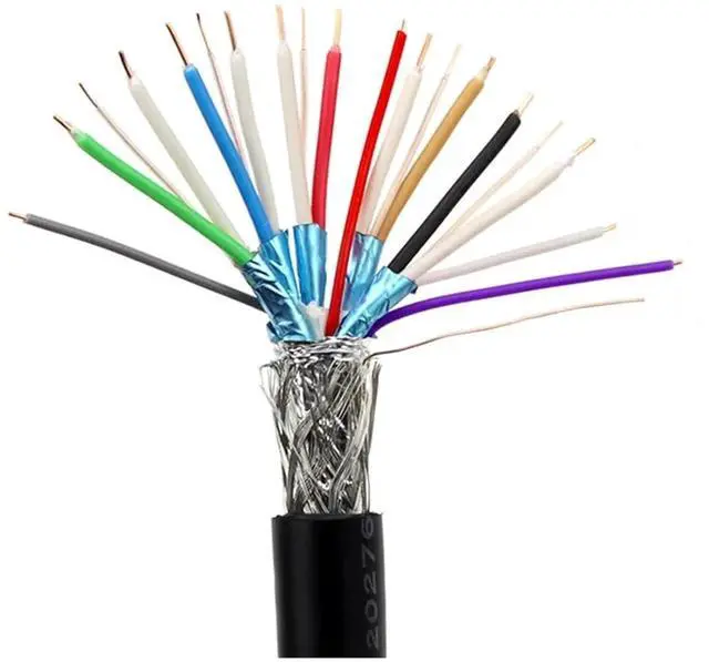 Alt view image 5 of 7 - 19Pin Copper HDMI-Compatible Cable Version 2.0 4K HDMI Construction Wire Embedded Wiring DIY Welding Line 24/16/28/30AWG 1Meter(24AWG)