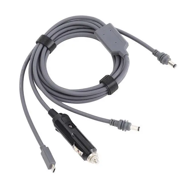 Alt view image 7 of 7 - Kikumi 20m 65.6FT 3 in 1 Satellite Cable 18AWG DC Type C 12V 24V to DC Water Proof Satellite Power Cord for 65W PD