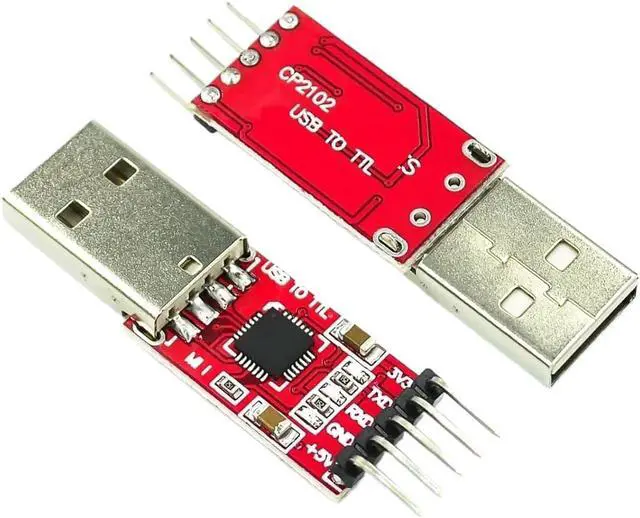 Alt view image 2 of 5 - 1-10pcs CP2102 Module USB to TTL Serial UART for STC Download Cable PL2303 Super Brush line Upgrade(10pcs Red)