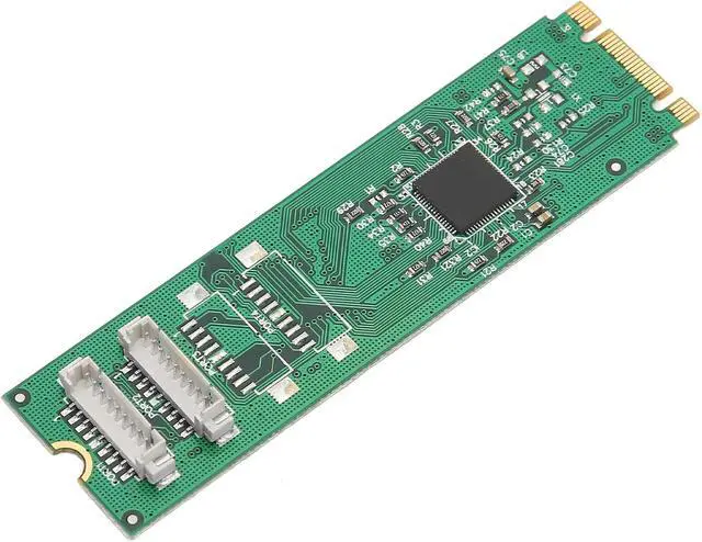 Main image of M.2 Serial Port Adapter Card, M.2 Interface, Conforms to PCI Express 2.0 Gen 1, 2 Serial Ports, Quickly Use Ax99100 2S Db9 RS232 115200Bps Suitable for Windows, Linux, Linux