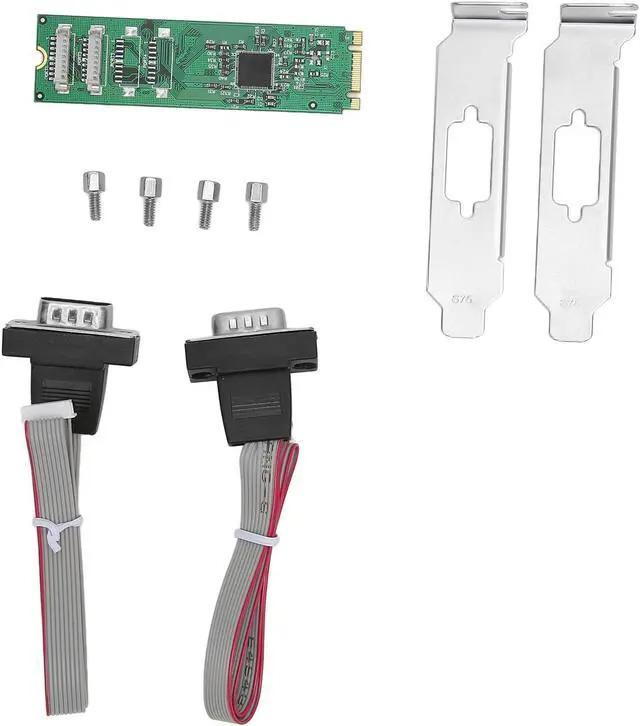 Alt view image 7 of 7 - M.2 Serial Port Adapter Card, M.2 Interface, Conforms to PCI Express 2.0 Gen 1, 2 Serial Ports, Quickly Use Ax99100 2S Db9 RS232 115200Bps Suitable for Windows, Linux, Linux