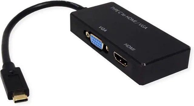 Alt view image 2 of 3 - Value Display Adaptor USB Type C - VGA/HDMI