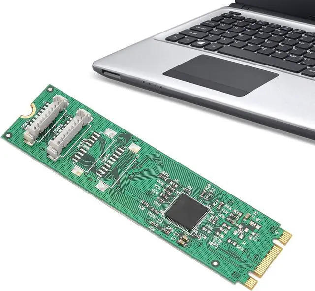 Alt view image 5 of 7 - M.2 Serial Port Adapter Card, M.2 Interface, Conforms to PCI Express 2.0 Gen 1, 2 Serial Ports, Quickly Use Ax99100 2S Db9 RS232 115200Bps Suitable for Windows, Linux, Linux