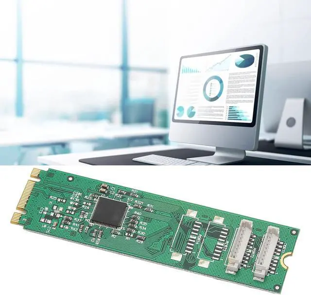 Alt view image 6 of 7 - M.2 Serial Port Adapter Card, M.2 Interface, Conforms to PCI Express 2.0 Gen 1, 2 Serial Ports, Quickly Use Ax99100 2S Db9 RS232 115200Bps Suitable for Windows, Linux, Linux