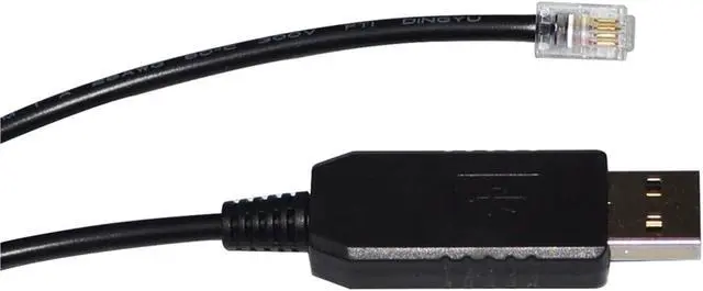 Alt view image 3 of 5 - FT232RL USB to RJ9 RJ11 4P4C Adapter RS232 Serial Cable for Audio and Video Processor to PC Communication KABLE(5 metre)