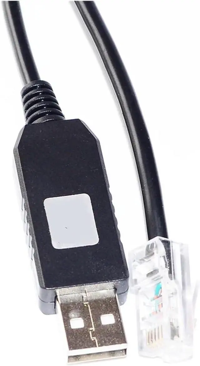 Main image of F&T>D*I FT232RL CHIP USB to RJ12 Plug RS232 Serial Control Cable for OPTEC FOCUSLYNX Dual-Focus Controller to PC I/O #17695 KABLE(5M,RJ12 to USB)
