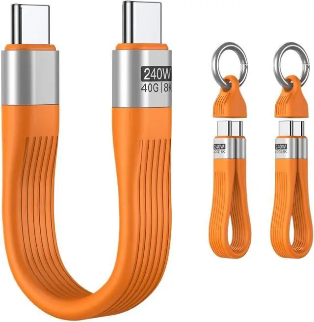 Alt view image 2 of 4 - USB4 240W Fast t2y>pe-c Cable