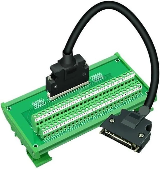 Alt view image 2 of 5 - SCSI50 IO Cable in-Out Data Number Cable for Servo Connector 50P Terminal Block Module(Beige)
