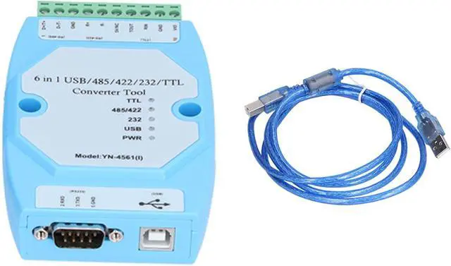 Alt view image 3 of 7 - Serial Port Module Isolated Converter, 6-in-1 USB RS-232 RS-485 422 TTL Adapter, Plug and Play for Industrial and Electronic Applications