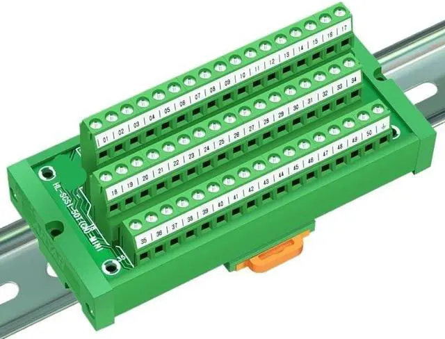 Alt view image 4 of 5 - SCSI50 IO Cable in-Out Data Number Cable for Servo Connector 50P Terminal Block Module(Beige)
