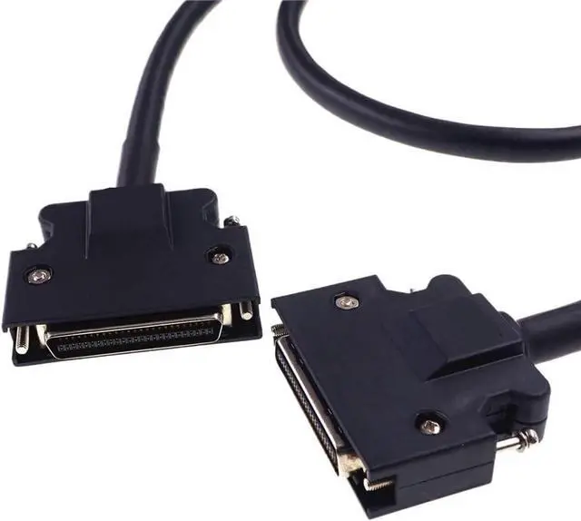 Alt view image 4 of 5 - 1 Piece SCSI Cable 50 Pin Servo Data Connector Extension MDR M to Male 10350