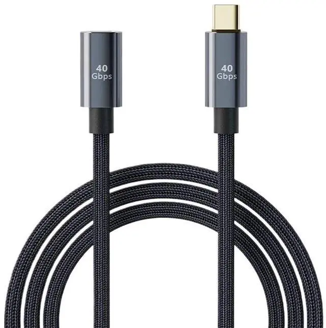 Main image of USB4 t2y>pe-c Extension Cable USB C Male to Female Extender 40Gbps Data Transfer 100W 5A Cord(0.5m)