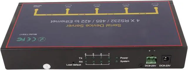 Alt view image 3 of 7 - gernie Industrial Grade RS232 RS485 to Ethernet Converter Adaptor Four Port Rack Cabinet Fit for HeavyDuty Use (US Plug), Generics8hy0v2gqm-11