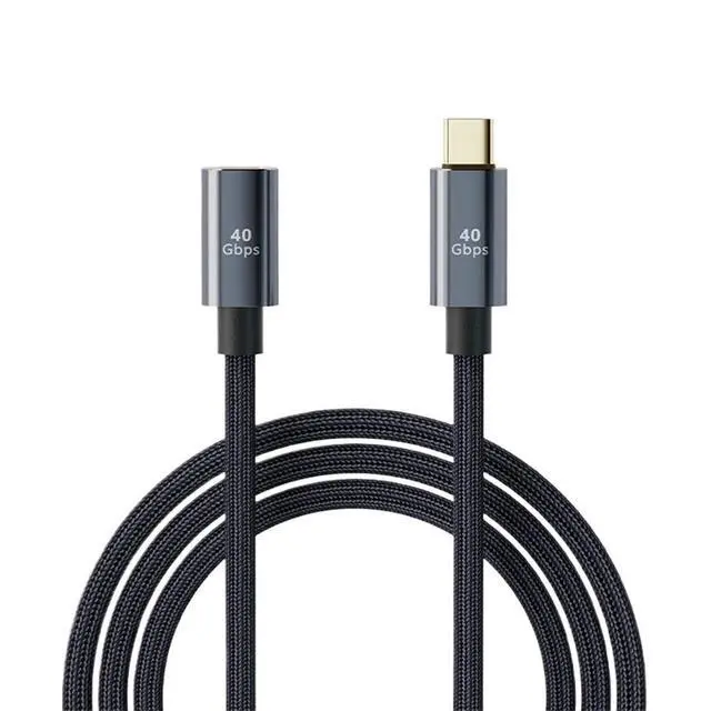 Alt view image 6 of 6 - USB4 t2y>pe-c Extension Cable USB C Male to Female Extender 40Gbps Data Transfer 100W 5A Cord(0.5m)