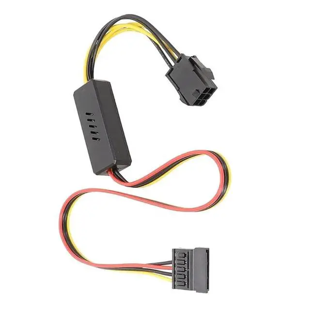 Alt view image 3 of 6 - 8PIN/6PIN to Sata Hard Power Supply Adapter Connector Cable 8PIN/6PIN Female to Sata HDD Power Supply Cord(8PIN)