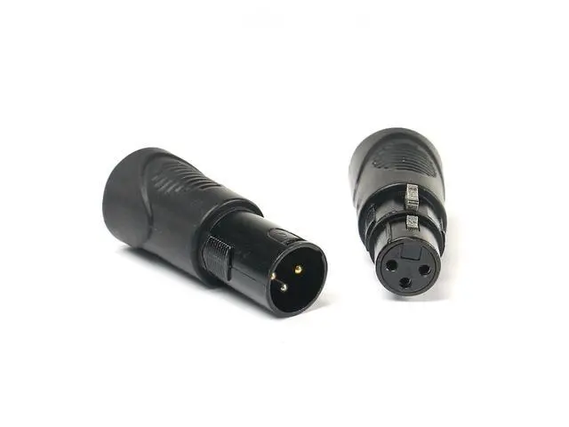 Alt view image 2 of 4 - VRL DMX to RJ45 Cat5 Ethernet to 3 Pin XLR Female & Male Extension Adapter Set