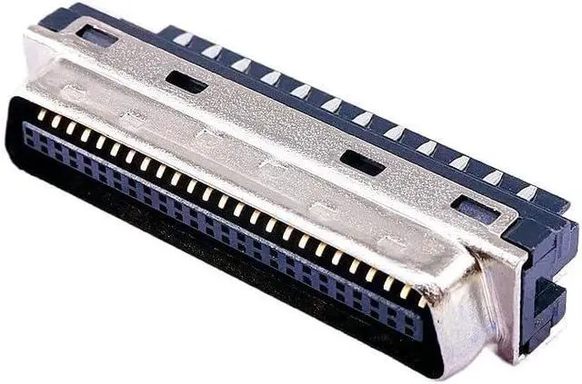 Alt view image 2 of 6 - 1 5 20 Pcs DIY SCSI Connector MDR 50 Positions Solder Male Plug 50 Pin Connector Shell Kit Shield for Cable Assembly(5pcs)