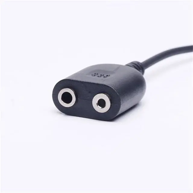 Alt view image 3 of 4 - 1pc Audio Adapter Cable BF-A58 BF9700 UV9R Plus UV-XR Connector Walkie Talkie Switch to K 2pins BF888S