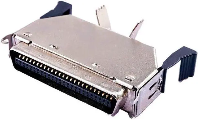 Alt view image 3 of 6 - 1 5 20 Pcs DIY SCSI Connector MDR 50 Positions Solder Male Plug 50 Pin Connector Shell Kit Shield for Cable Assembly(5pcs)