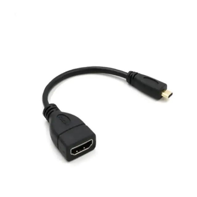 Alt view image 4 of 4 - M;ic/ro HDMI Public to HDMI Mother Data Transmission Line 4K 60Hz Cable for 5/Pi 4 Hero 7 6 A6000 Camera HD TV