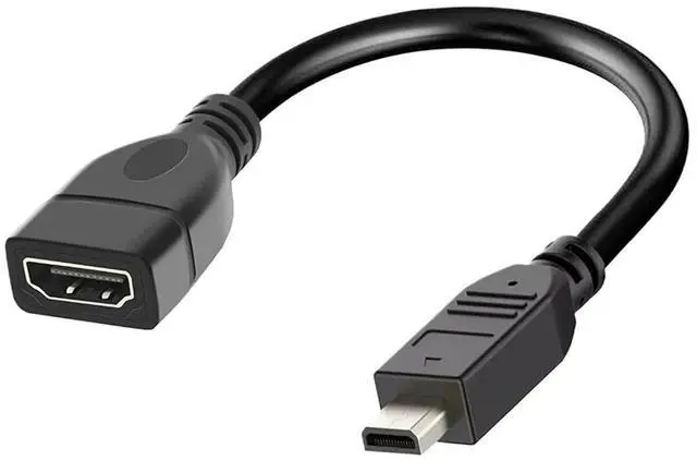 Main image of M;ic/ro HDMI to HDMI Male to Female Cable Adapter Connector 15cm Extender for HDTV
