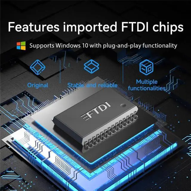 Alt view image 3 of 7 - USB to RS485/232/422/TTL Converter Support Windows 10 Driver-Free Use E810-U Series 3.3V/5V High Protection Isolation (E810-U15HF)
