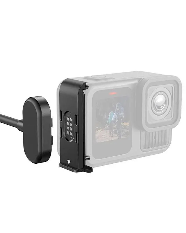 Alt view image 7 of 7 - Magnetic Charging Cable for Go-Pro Hero 13/12/11/10/9 Charging Side Door Cover + USB C Cable Adapter