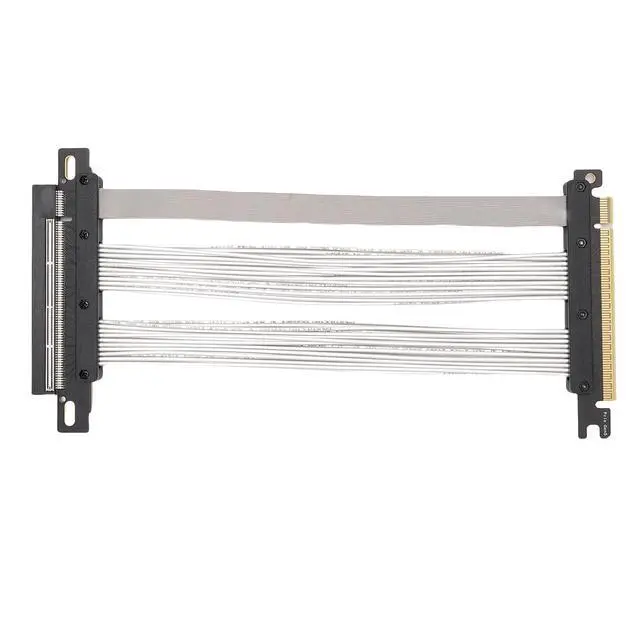 Alt view image 6 of 7 - Sorandy PCIE 5.0 Riser Cable, Gen 5 Ultra Flexible GPU Graphics Card Extension Cable Compatible with RTX4090, 5090, RX8900, RX7900 Vertical GPU Display, 30 AWG (15cm)
