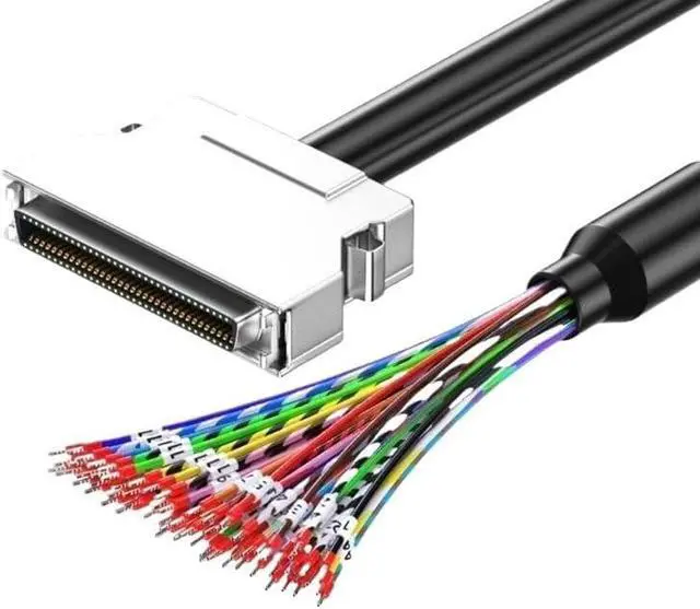 Alt view image 7 of 7 - SCSI Connection Data Cable CN14P CN20P CN26P CN36P CN50P CN68P Connectors 83CE(1.5m,CN68 Metal Female)