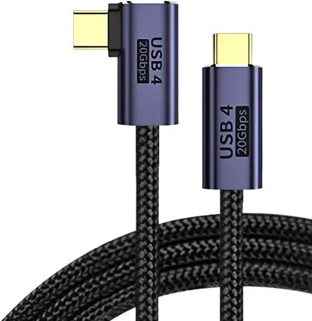 Main image of 8K 100W USB 4.0 Type C to C Cable Super Fast for S24 S25 Data Video 1M 2M 300cm(2m,Elbow)