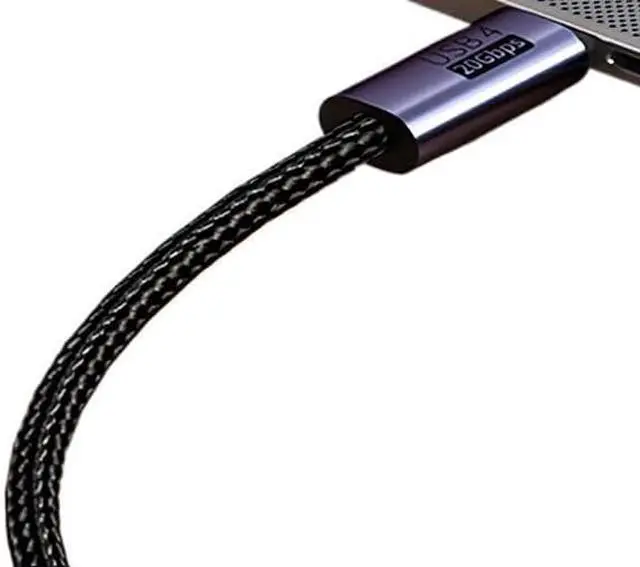 Alt view image 2 of 5 - 8K 100W USB 4.0 Type C to C Cable Super Fast for S24 S25 Data Video 1M 2M 300cm(2m,Elbow)