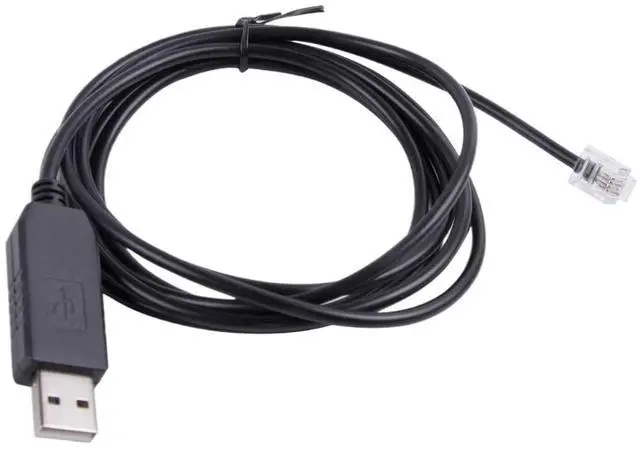 Main image of Revov R100 B100 Pace BSL Bull Hubble AM Soar PC RS232 Serial Kabel USB to RJ11 with F1T-D2I Chip Converter Cable(1.8M)
